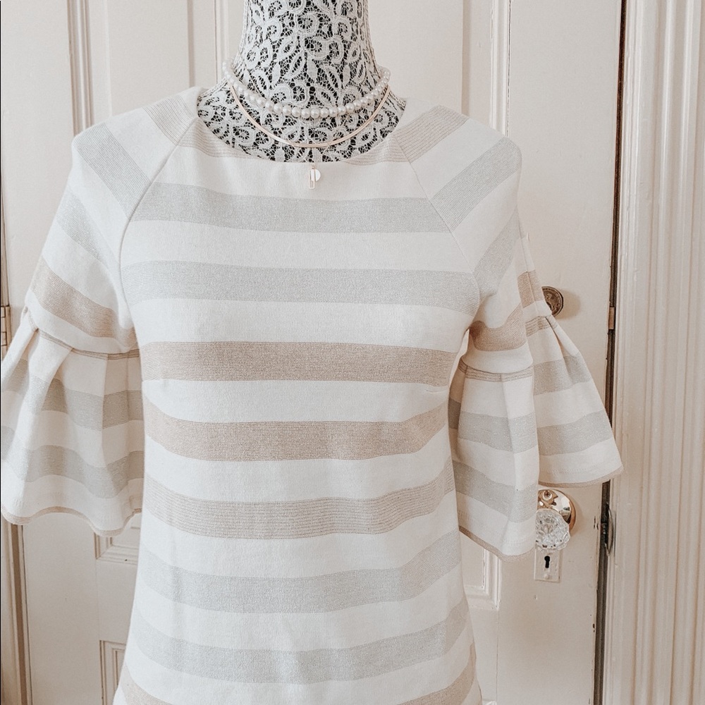 Anthropologie Maeve Helsa Boho Top Gold SZ XS